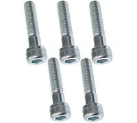 AERZETIX - C47717 - Lot de 5 pièces - Boulons M10x45 - à tête Hexagonale intérieur - Ø10x45mm - DIN 912 - Classe 8.8 - en Acier Zingué - Bricolage - Outillage d'assemblage/Quincaillerie