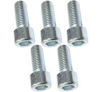 AERZETIX - C47728 - Lot de 5 pièces - Boulons M12x30 - à tête Hexagonale intérieur - Ø12x30mm - DIN 912 - Classe 8.8 - en Acier Zingué - Bricolage - Outillage d'assemblage/Quincaillerie