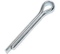 AERZETIX - C47970 - Lot de 50 Goupilles fendues Ø5x48mm - goupille épingle/d'attelage - DIN 94 ISO 1234 - dureté 4.8 - en acier zingué