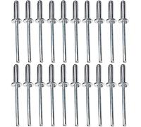 AERZETIX - C48318 - Lot de 20 Rivets aveugles standard Ø5x16mm aluminium/acier - DIN 7337 A - rivet pop à rupture de tige