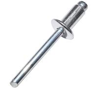 AERZETIX - C48323 - Lot de 50 Rivets aveugles standard Ø6.4x12mm aluminium/acier - DIN 7337 A - rivet pop à rupture de tige