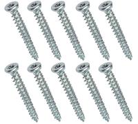 AERZETIX - C48381 - Lot de 10 Vis d'ancrage direct pour béton Ø7.5x62mm tête fraisée conique - à empreint étoile T30 - fixation directe sans cheville