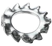 AERZETIX - C48812 - Lot de 100 Rondelles éventail à dentures extérieures - M4 - en acier inoxidable A2 - DIN 6798