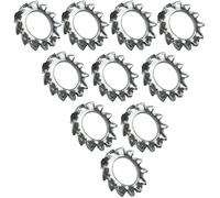 AERZETIX - C48813 - Lot de 10 Rondelles éventail à dentures extérieures - M5 - en acier inoxidable A2 - DIN 6798