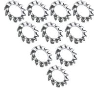 AERZETIX - C48814 - Lot de 10 Rondelles éventail à dentures extérieures - M6 - en acier inoxidable A2 - DIN 6798