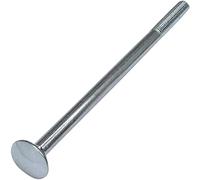 AERZETIX - C49018 - Lot de 25 boulons de carrosserie/charrue à tête ronde à collet carré- M8x150mm - en acier zingué - DIN 603