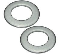 AERZETIX - C49216 - Lot de 2 Rondelles plates universelles M27 acier inox A2 - Ø ext. 50mm - épaisseur 3.8mm - DIN125