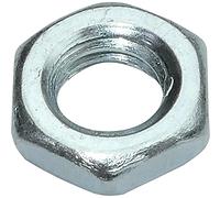 AERZETIX - C49452 - Lot de 250 Écrous bas M8 hexagonaux/6 pans - contre écrous à filetage métrique - en acier zingué