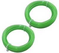 AERZETIX - C49964 - Lot de 2 bobines de fils de rechange carré 1.3mm x 10m pour tondeuse/trimmer à gazon - corde/bobine pour débroussailleuse - cordon en nylon - en plastique - couleur vert