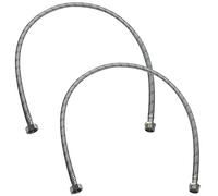 AERZETIX - C51077 - Lot de 2 Flexibles d'alimentation 600mm 1/2'' mâle/femelle - tuyau de raccordement flexible - raccords flexibles pour robinetterie/mitigeur/salle de bain/cuisine/cumulus