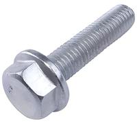 AERZETIX - C52337 - Lot de 10 - Boulon à embase Vis à tête Hexagonale avec collerette - M8x35mm - DIN 6921 - Dureté 8.8 - en acier zingué - vis d'assemblage
