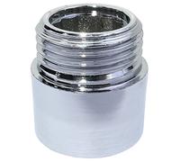 AERZETIX - C53511 - Rallonge raccord de jonction droit à visser - filetage mâle/femelle 1/2" - longueur 15mm - en métal chromé