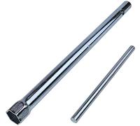 AERZETIX - C53709 - Clé Tube à Bougie d'allumage 16mm x 280mm en ''T'' à 6 pans + Barre métallique 150 mm - Outil d'extraction de Bougie d'allumage
