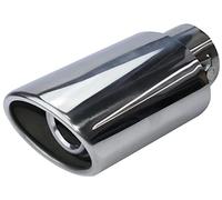 AERZETIX - C53737 - Embout de silencieux/d'échappement - diamètre 30-42 mm - longueur 146 mm - enjoliveur chromé