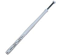 AERZETIX - C57478 - Lot de 10 Chevilles Ø10x200 mm en Plastique + 10 vis Ø7x205 mm à tête fraisée en Acier - pour bâtiment travaux maçonnerie