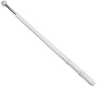 AERZETIX - C57485 - Lot de 10 Chevilles en Plastique à tête fraisée à ailettes Ø10x230 mm + 10 vis tirefonds Ø7x235 mm à collerette - Empreinte 6 pans clé 13 mm et Empreinte étoile TX40 en Acier