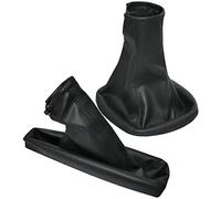 AERZETIX - C57723 - Soufflet de levier de vitesse et frein à main - compatible avec Opel Vectra B de 1995 à 2002 - couleur: noir - en cuir synthétique