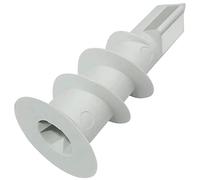 AERZETIX - C57869 - Lot de 50 chevilles auto-perceuses 8x34 mm pour plaques de plâtre - pour vis 4.5/5.0 mm - système de fixation en cloison sèche rénovation - en plastique