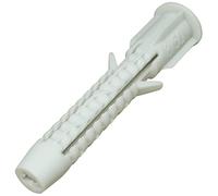 AERZETIX - C57877 - Lot de 50 Chevilles universelles à collerette polyvalentes Ø8x50 mm Multi-Usage - en Nylon - pour Fixation en béton Brique parpaing