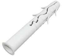 AERZETIX - C57881 - Lot de 10 Chevilles universelles à ailettes à Frapper Ø14x100 mm à collerette - en Plastique/Nylon - maçonnerie Fixation en béton Brique Pierre parpaing