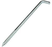 AERZETIX C58032 Gonds à vis en L Ø8x150 mm | Lot de 10
