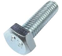 AERZETIX: C58062 - Lot de 100 Boulons M6x20 mm à tête hexagonale 6 pans - DIN 933 - dureté, classe de résistance : 6.8 - en acier zingué - vis métaux assemblage