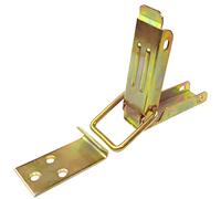 AERZETIX - C58799 - Fermeture à levier basculant 80x70 mm - fermoir à loquet - en acier zingué jaune - verrou verrouillage coffret garage atelier caisse à outils meuble boîtes valise cadenas