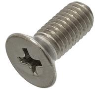 AERZETIX - C59544 - Lot de 10 vis à métaux M5x12 mm à tête fraisée - empreinte PH2 - DIN 965 - en acier inoxydable A2 - filetage métrique standard - tournevis assemblage fixation