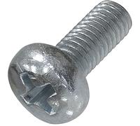 AERZETIX - C59897 - Lot de 50 Vis métaux à tête cylindrique M5x12 mm à empreinte PH2 - boulon d'assemblage - DIN 7985 - dureté 4.8 - en acier au carbone - couleur argent