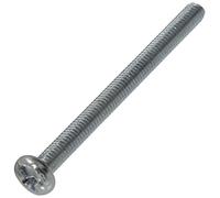 AERZETIX - C59939 - Lot de 100 Vis métaux à tête cylindrique M3x35 mm à empreinte PH1 - boulon d'assemblage - DIN 7985 - dureté 4.8 - en acier au carbone - couleur argent