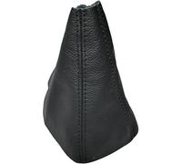 AERZETIX - C59980 - Soufflet de levier de vitesse en cuir véritable - compatible avec Chevrolet Captiva de 2006 à 2010 - couleur : noir avec surpiqûres noires - pour boîte de vitesse manuelle