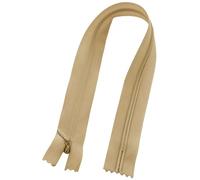 AERZETIX - C60901 - Lot de 10 Fermetures éclair invisibles 30 cm non-séparables - fermeture à glissière crémaillère - couleur beige - maroquinerie jean pantalon robe jupe couture vêtement