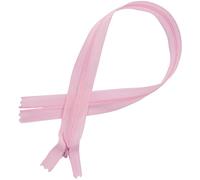 AERZETIX - C61637 - Lot de 10 Fermetures éclair invisibles 45 cm non-séparables - fermeture à glissière crémaillère - couleur rose - maroquinerie jean pantalon robe jupe couture vêtement