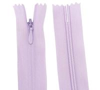 AERZETIX - C61717 - Lot de 10 Fermetures éclair invisibles 50 cm non-séparables - fermeture à glissière crémaillère - couleur lilas - maroquinerie jean pantalon robe jupe couture vêtement