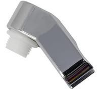 AERZETIX - C62395 - Support douchette G 1/2" - pour mitigeur mélangeur d'eau pommeau baignoire douche sanitaire salle de bain tuyau flexible plomberie robinet - en plastique - finition chromée