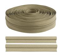 AERZETIX - C62511 - Fermeture éclair/à glissière Spirale 5m N°3 sans Curseur - Couleur: Beige - en Nylon - Housse de Protection vêtement Coussin Jupe Robe Maroquinerie Jeans décoration