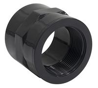 AERZETIX - C63278 - Mamelon/manchon mixte taraudé femelle à coller Ø50mm-femelle à visser 1 1/2'' - raccord pression de tuyaux 10 bars - embout mixte - en plastique