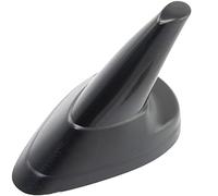 AERZETIX - C64472 - Antenne fictive décorative Requin 115x105x75 mm autoadhésive - Tuning carrosserie Voiture aileron Toit extérieur décoration - en Plastique - Couleur Noir