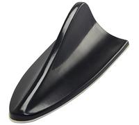 AERZETIX - C64482 - Antenne fictive décorative Requin 153x75x50 mm autoadhésive - Tuning carrosserie Voiture aileron Toit extérieur décoration - en Plastique - Couleur Noir