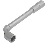 AERZETIX - C64817 - Clé à pipe débouchée 10 mm à 6 pans - longueur 130 mm - accessoire auto serrage assemblage desserrage mécanique outillage à main - en acier Cr-V - couleur argent