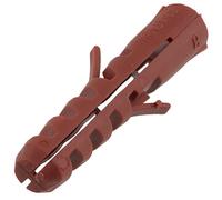 AERZETIX - C65084 - Lot de 50 Chevilles universelles 8x40 mm - en Nylon - Multi-usages Fixation Assemblage béton Brique parpaing Construction travaux bâtiment vis à Bois Foret perçage