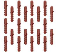 AERZETIX - C65087 - Lot de 20 Chevilles universelles 14x75 mm - en Nylon - Multi-usages Fixation Assemblage béton Brique parpaing Construction travaux bâtiment vis à Bois Foret perçage