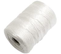 AERZETIX - C65326 - Corde/Ficelle d'emballage Manuel 300 m Ø2.5 mm - en polypropylène - travaux bâtiment Construction Maison Jardinage maçonnerie Brique parpaing Cordon Rouleau - Couleur Blanc