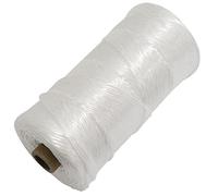 AERZETIX - C65327 - Corde/Ficelle d'emballage Manuel 450 m Ø2.5 mm - en polypropylène - travaux bâtiment Construction Maison Jardinage maçonnerie Brique parpaing Cordon Rouleau - Couleur Blanc