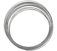 AERZETIX - C65782 - Câble en acier zingué 10 m Ø1 mm - DIN 3053 - résistance du fil: 1770 N/mm² - clôture sanglier gibiers corde fil attache intérieur extérieur - couleur argent