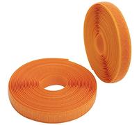 AERZETIX - C65869 - Bande/rouleau de scratch 16 mm 5 mètre auto-agrippant - organisateur/serre câbles - ruban sac vêtement attache sangle - couleur: orange - en polyamide et polyester