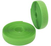 AERZETIX - C65939 - Bande/rouleau de scratch 25 mm 5 mètre auto-agrippant - organisateur/serre câbles - ruban sac vêtement attache sangle - couleur: vert pomme - en polyamide et polyester