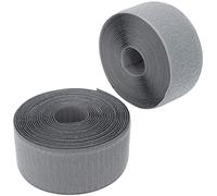 AERZETIX - C66013 - Bande/rouleau de scratch 50 mm 5 mètre auto-agrippant - organisateur/serre câbles - ruban sac vêtement attache sangle - couleur: gris pierre - en polyamide et polyester