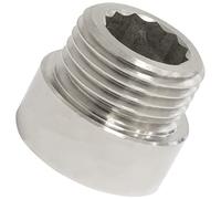 AERZETIX - C66053 - Rallonge raccord de jonction droit à visser - filetage mâle/femelle 1/2" - longueur 10mm - en métal