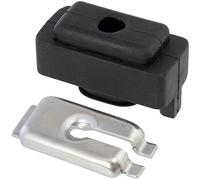 AERZETIX - C66709 - Kit de fixation du câble d'embrayage (2 pièces) avec support en caoutchouc - longueur: 46 mm - compatible avec numéros OE 1H0 798 303A